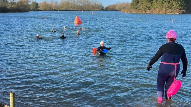 Open water swimmers