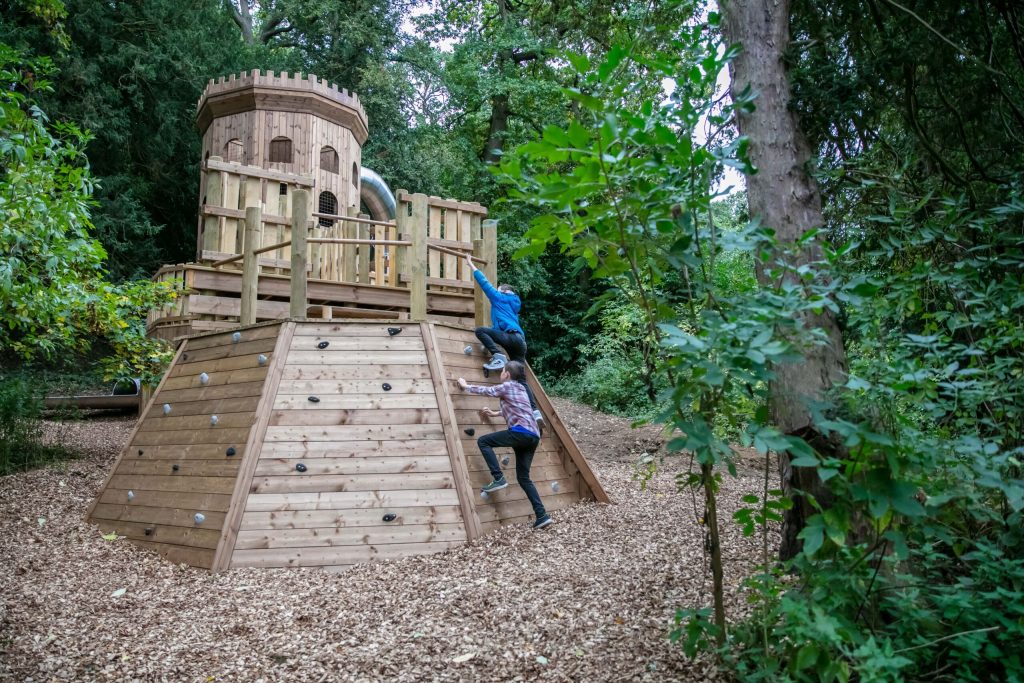 Children enjoying the adventure playground at Belvoir Castle (4)-min
