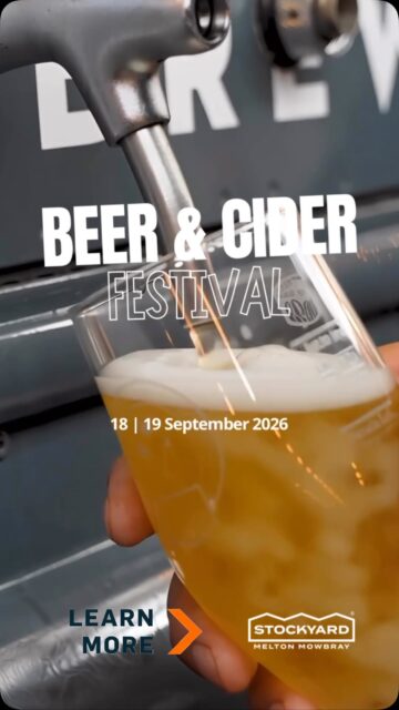 Grab those early bird tickets @stockyardmeltonmowbray