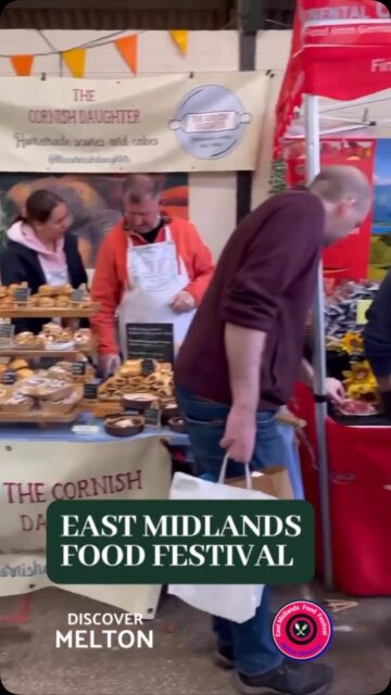 Two days. One destination. Endless flavour. 🍴

The East Midlands Food Festival is back at the Stockyard on the 3-4 October, bringing fantastic food, drink and producers from across the region. 

Who’s coming hungry 😋 

📍Stockyard Melton Mowbray, 10am-4pm
🎟️ £8 | Under 16s go free with an adult
🐾 Sorry no dogs permitted, except certified service dogs

#discovermelton #visitleicester #foodfestivals
