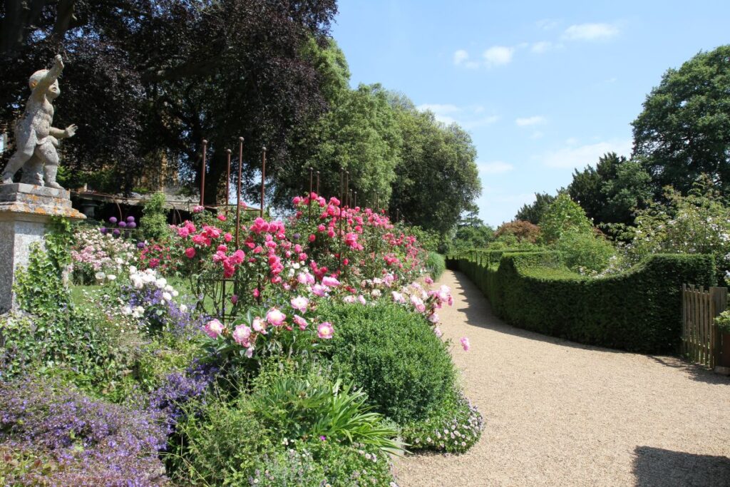 Rose Garden at Belvoir Castle
