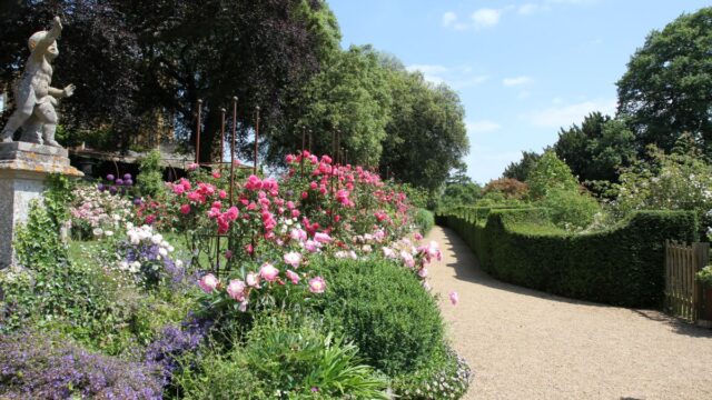 Rose Garden at Belvoir Castle