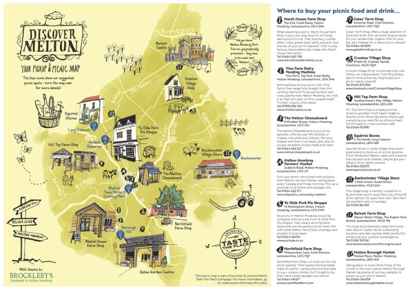 Melton Picnics Map