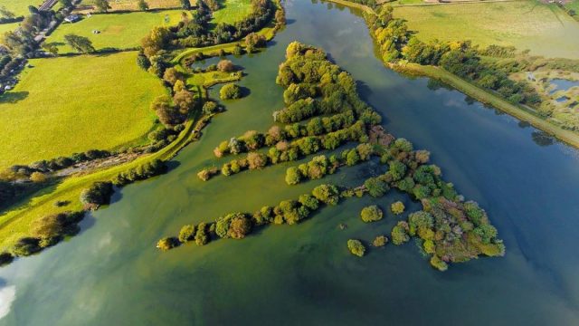 Frisby Lakes Fishery aerial view