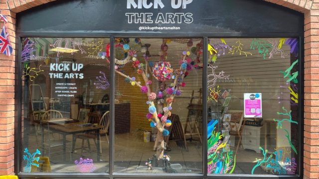Kick up the arts shop front
