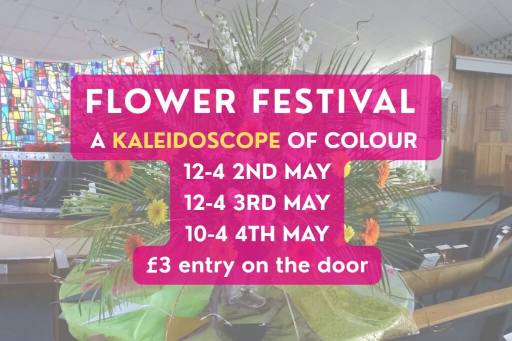 Flower arrangement and dates of festival