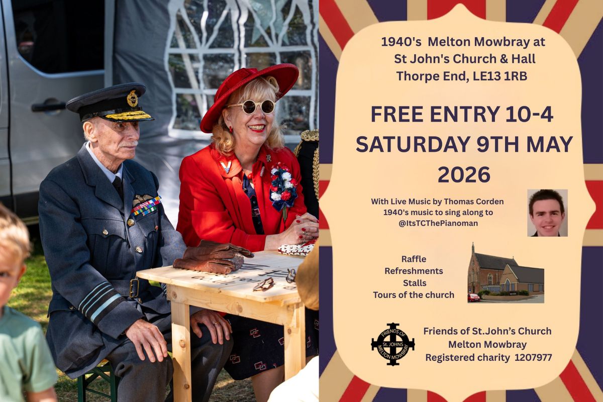 People dressed from war time in the 1940s