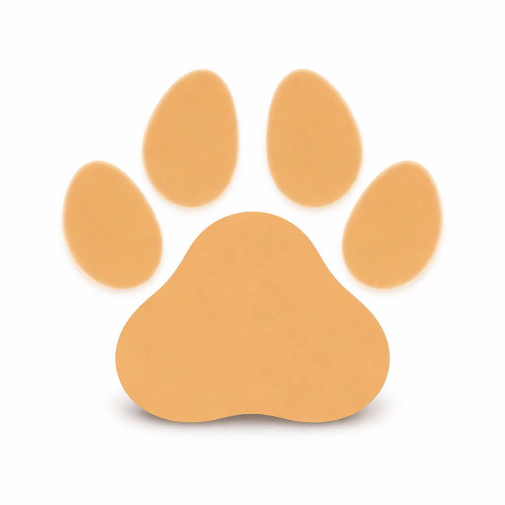 Dog paw print Dog paw print