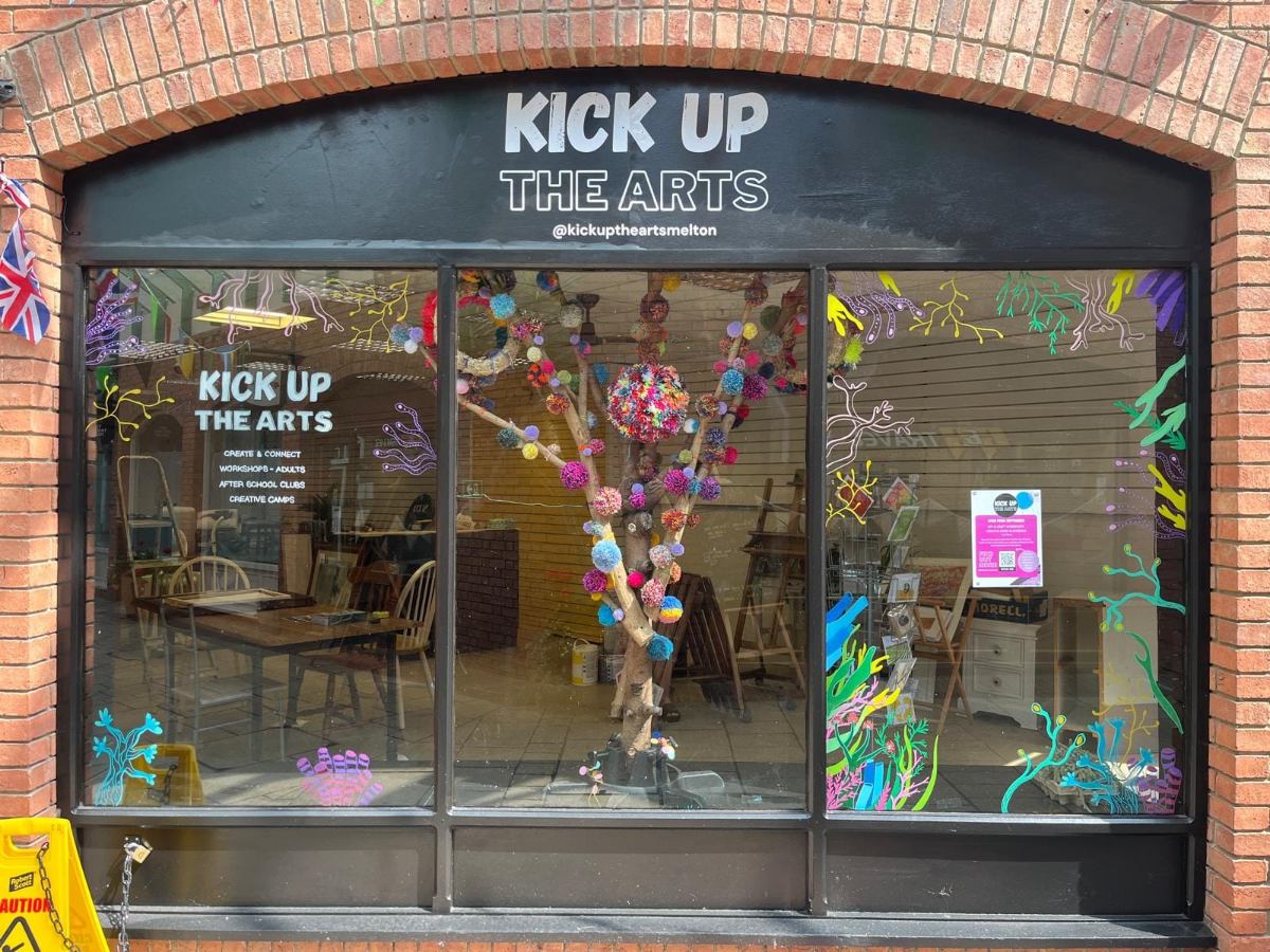 Kick up the arts Shop Front