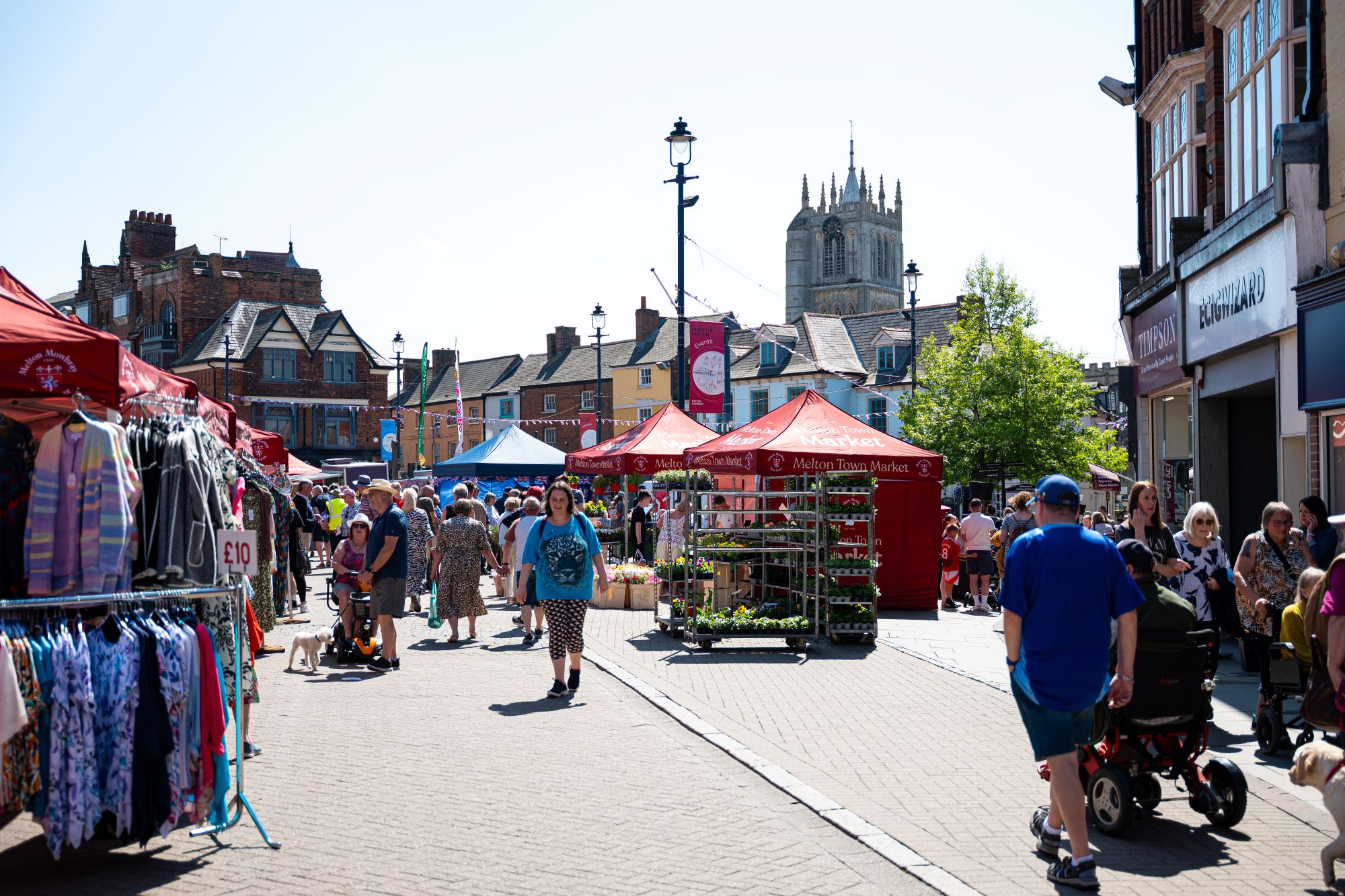 Market Place Melton Mowbray Town Centre