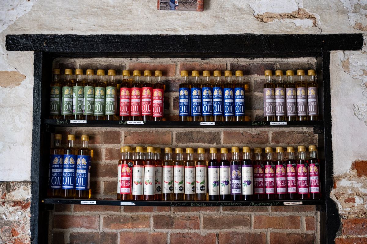 Peacock Farm produce display