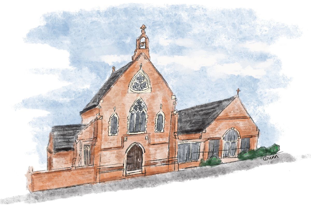 Drawing of St John's Church