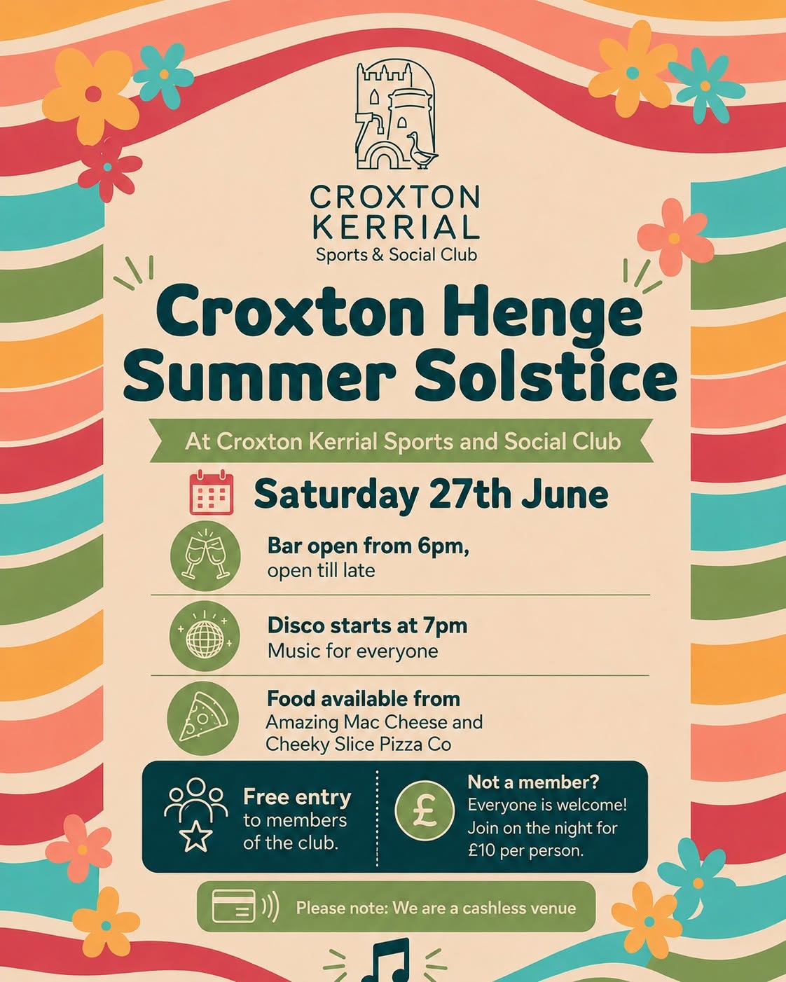 Poster promoting event