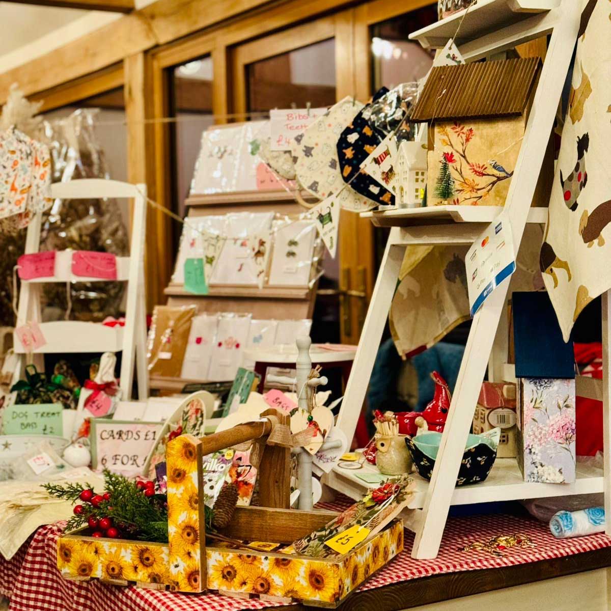 Christmas craft stall